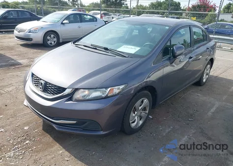 2014 Honda Civic Lx z USA, uszkodzony, nr VIN 2HGFB2F51EH542893